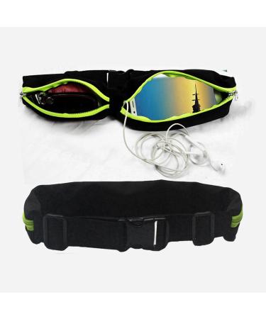 Floatdream Adjustable Waterproof Running Belt - 4 Cell Phone Bags Hip Pocket for Sports Holds Phones Keys & Headphones - Buy Online on GoSupps.com