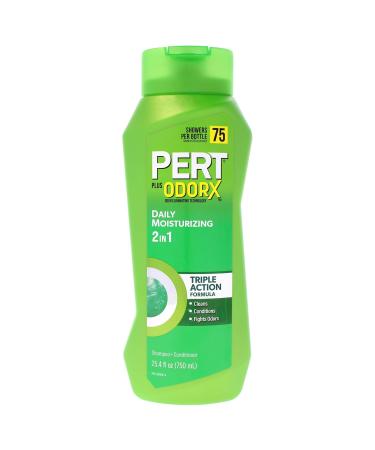 PERT 2 in 1 Complete Clean Shampoo and Conditioner - Mens Shampoo for Daily Use - Hair Conditioner for Men - 25.4 oz - Buy Online on GoSupps.com