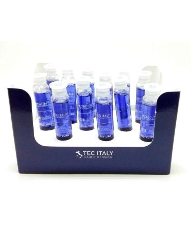 Tec Italy Recunstruct Hair Treatment Al Semi Di Lino 0.33oz 12 Count Ampolletas