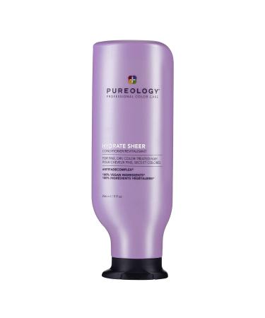 Pureology Hydrate Sheer Nourishing Conditioner | For Fine, Dry Color Treated Hair | Sulfate-Free | Vegan 9 Fl Oz (Pack of 1)