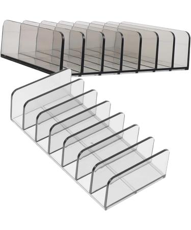 Beavorty 6 Pcs Cosmetic Storage Box Gray Eyeshadow 7 Slots Divided Organizer Eyeshadow Holder Desktop Blush - Buy Online on GoSupps.com