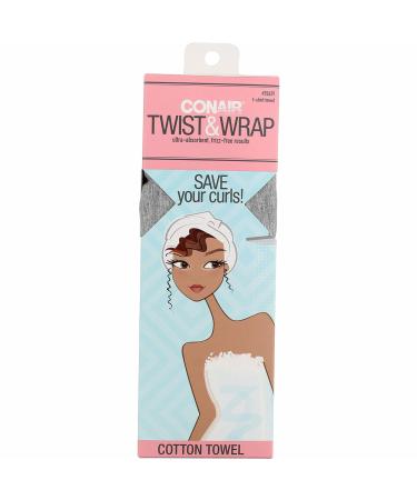 Conair Twist & Wrap Cotton Towel 1 Towel