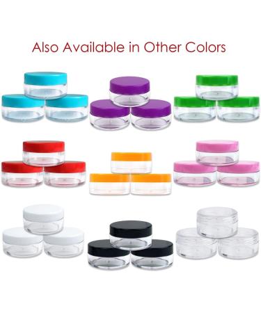 Beauticom 10G/10ML Clear Jars with Black Lids - 20 Pack | BPA Free Storage for Lotions Creams Toners Lip Balms & Makeup Samples - International Shipping Available - Buy Online on GoSupps.com