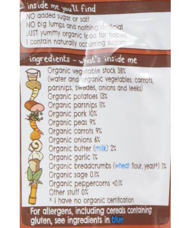 Ella's Kitchen Organic Bangers and Mash with Veggies 130 g (Pack of 4) - Buy Online on GoSupps.com