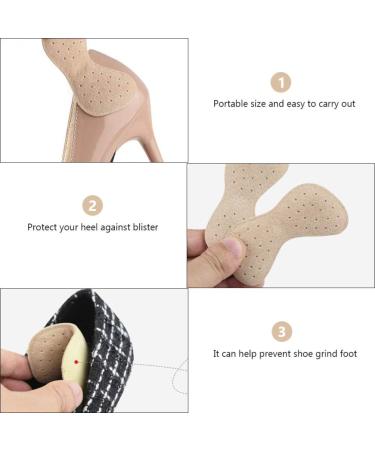 3 Pairs Anti-Wear Heel Protectors & High Heel Insoles - Women's Comfort Shoe Inserts - Buy Online on GoSupps.com