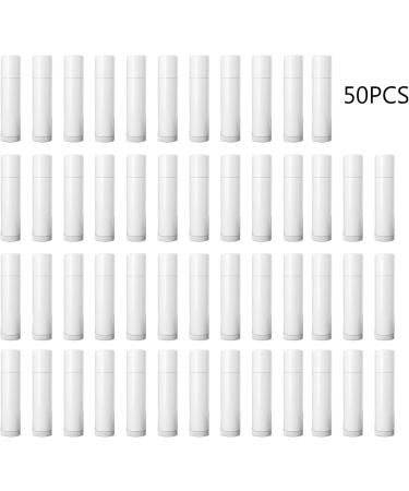 DIY Lip Balm Tubes 50pcs Empty Lipstick Containers 5g White Plastic Tubes For Lip Care Product Empty Lipstick Tubes - Buy Online on GoSupps.com