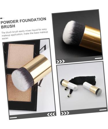 Beatifufu Makeup Tools Foundation Brush Powder Brush Cosmetic Tools Make up Brush Blush Brush Makeup Tools Cosmetic Foundation Applicator Round Head Flannel Cosmetics Travel - Buy Online on GoSupps.com