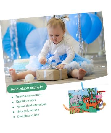 Abaodam Tear-Resistant Fabric Book Set | Newborn Interactive Animal Toy | Soft Fabric Children's Gift | Durable Baby Book - Perfect for Birthdays - Buy Online on GoSupps.com