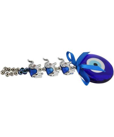 Eye Hand Amulet 8.3in Hanging Ornament for Garden - Positive Attitude & Good Luck - Buy Online on GoSupps.com