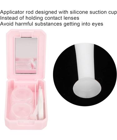 Pink Contact Lens Box & Tank - Easy Open Design for Travel Office & Home Use - Buy Online on GoSupps.com