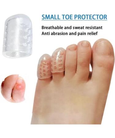 10 Pcs Silicone Toe Protectors for Men and Women - Breathable Toe Sleeves for Ingrown Toenails, Corns, Calluses, Blisters - Pain Relief Gel Toe Covers - Buy Online on GoSupps.com