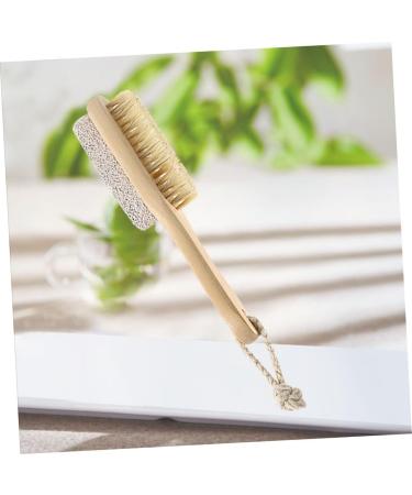 FRCOLOR Foot Care Brush Heel File Foot Spa Brush Foot Cleaning Brush Scrub Brush Foot Brush Pumice Exfoliating Brush for Feet Foot Pumices Pumice Stone Pedicure Brush Wooden Wash Feet - Buy Online on GoSupps.com