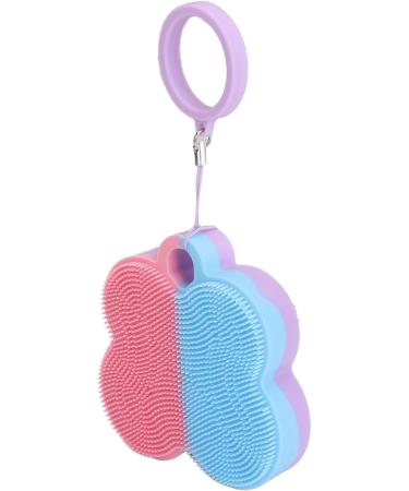 Qukaim Silicone Face Scrubber Facial Mask Brush Silicone Face Scrubber Set with Facial Mask Brush Blue Pink Skincare Tools Hanging Ring. - Buy Online on GoSupps.com