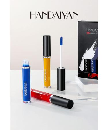 WYSHAK Liquid Lipstick Set - 5 Basic Colors with Brush | DIY's Favorite Lipstick Colors | Long-Lasting Formula | Includes Free Colors - Buy Online on GoSupps.com