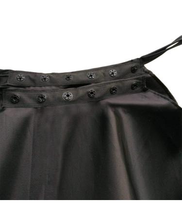 Magiczone Professional Hairdressing Salon Nylon Cape - Black 59 x 51 - 1 Pack - Buy Online on GoSupps.com