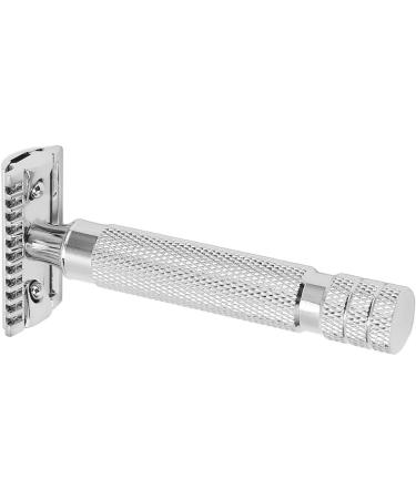 Nikou Ergonomic Grip Classic Safety Razor - Anti-Rust Hand Razor for Men | Perfect Travel Gift for Home Hairdressers - Buy Online on GoSupps.com