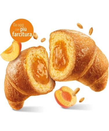  Italian Gourmet E.R. Misura Cornetti Albicocca Privolat Set of 3 apricot croissants without milk or eggs 290 g + Italian Gourmet pulp 400 g - Buy Online on GoSupps.com
