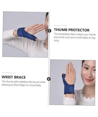 Buy Healifty Thumb Orthosis Wrist Support Brace - Breathable Right Hand Wrap for Pain Relief | Durable Orthopedic Cloth - 27.5x14.5cm - Blue - Buy Online on GoSupps.com
