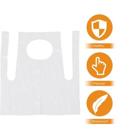 ifundom 25pcs Aprons Aprons Clear Smocks Waterproof Oil Proof Toddler Art Apron Children Cooking Apron for Painting Cooking Eating Teaching Diy Craft Picnic - Buy Online on GoSupps.com