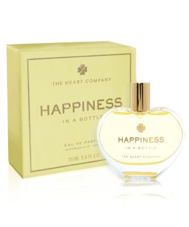 | Happiness in a bottle | Citrus Perfume for women | Vegan Women's Eau de Parfum | Clean Bergamot Fragrance with Essential Oils 75ml - 2.5 fl oz. HAPPINESS in a bottle - Citrus 2.5 Fl Oz (Pack of 1)