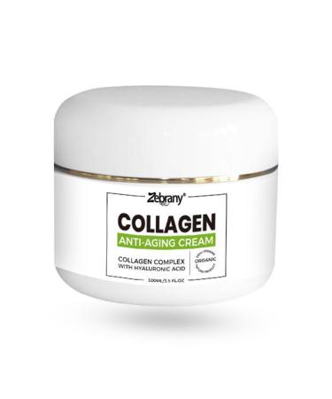 Collagen for Women - Anti Aging Face Cream Oil Free Facial Moisturizer - Retinol Hyaluronic Acid Hydration for Dry Skin with Vitamin C Paraben Free - 3.5 Oz