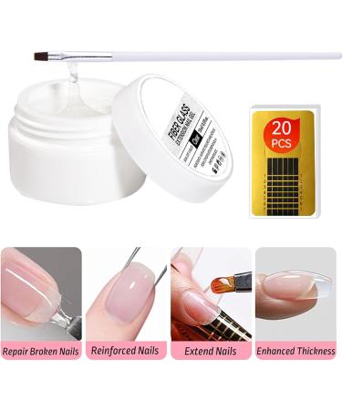 Nail Repair Gel and Protector | Express Nail Repair Gel | Intensive Protector Resistant Long Lasting Strengthener Thickening 15ml for Restoring Protection Home Adult Girl - Buy Online on GoSupps.com