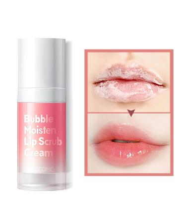 GECOMO Lip Scrub: Bubble Gentle Exfoliation, Lip Polish & Exfoliator for Natural Tender Lips - Anti Peeling Lip Mask, Professional Essential Lip Care Product - Best Cute Small Gift - Buy Online on GoSupps.com