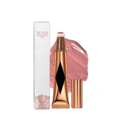 PCC PTYXIS Contour Beauty Stick Liquid Powder Blusher Cream Powder Blusher Contour Pad Applicator Waterproof Natural Powder Blusher Applicator Mature Skin Cream Powder Blusher (#2 12ml)