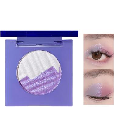 Highlighter Eyeshadow - Portable Powder Eyeshadow Makeup Palette | Portable 2-Color Long-Lasting Highlighting Delicate Powder for Eyes & Eyelids Hersil S10 - Buy Online on GoSupps.com