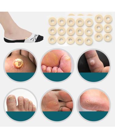 60-Piece Corn Cushions: Self-Adhesive Latex Foam Callus Pads for Foot & Toe Pain Relief - Buy Online on GoSupps.com