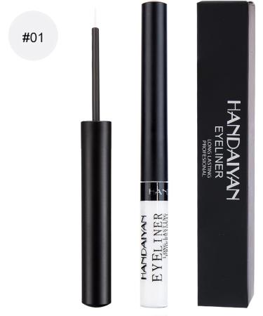 White Matte Liquid Eyeliner - Long-Lasting & Waterproof Eye Makeup Tool - Buy Online on GoSupps.com