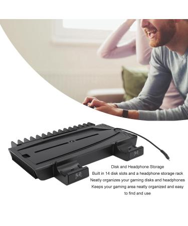 Game Controller RGB Cooling Base & Dual Charging Station - Efficient Cooling Stand for Gaming Consoles (Black) | Shop Internationally - Buy Online on GoSupps.com