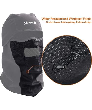 Sireck Cold Weather Balaclava Ski Mask - Water Resistant & Windproof Fleece Thermal Face Mask for Hunting, Cycling, Motorcycle - Winter Gear for Men & Women - Buy Online on GoSupps.com