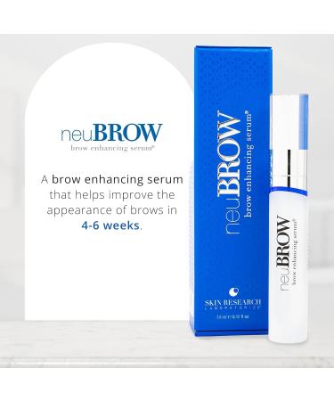 neuBROW Brow Enhancing Serum by Skin Research Laboratories - Eye Brow Serum for Defined, Fuller & Thicker-Looking Hair Brows - Advanced Formula Promotes Natural & Healthy Appearance of Brows - Buy Online on GoSupps.com