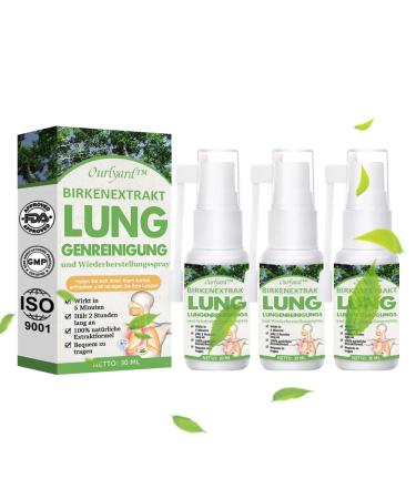 Ourlyard herbal cleaning and repair spray Ourlyard herbal cleaning spray Ourlyard Herbal Lung Cleansing Spray (3PCs)