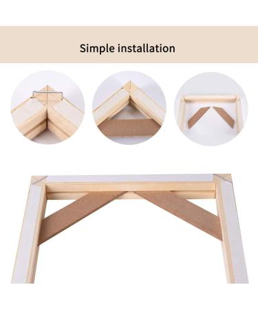 36x48 Inch Canvas Frame Stretcher Bars Wood Kit for Oil Painting and Wall Art - Buy Online on GoSupps.com