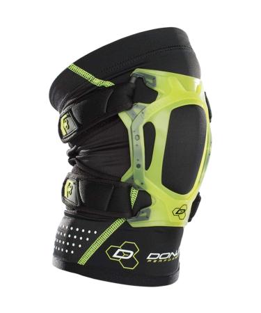 DonJoy Performance WEBTECH Short Knee Support Brace with Compression Undersleeve: Black Large