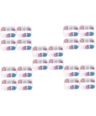 FRCOLOR 20 Boxes Nail Butterfly Sequins Shimmer Nail Polish Nail Art Rhinestones Nail Art Supplies Resin Nail Stickers Nail Decorations Butterfly Nail Pvc Nail Decals