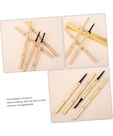 Healeved 5pcs Double Ended Eyebrow Pencil Smudge Proof Eyebrow Pencil Eyebrow Makeup Tools Brow Pens Plastic - Buy Online on GoSupps.com