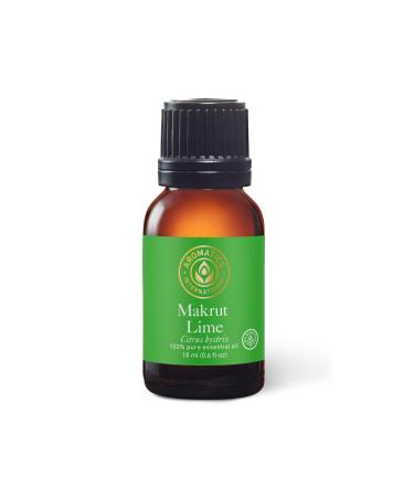 Aromatics International Premium Organic Makrut Lime Peel Essential Oil 18ml | 100% Pure Essential Oil for Diffusion & Aromatherapy Makrut Lime Peel 0.6 Fl Oz (Pack of 1)