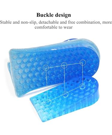 Shop 3.5cm Invisible Height Increase Shoe Insoles | Honeycomb Cushion for Taller Support | Unisex Sports Pad - Buy Online on GoSupps.com