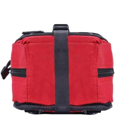 1000D Molle RIP Away Tactical First Aid Pouch - Red | Camping Hiking Travel Bag - Buy Online on GoSupps.com