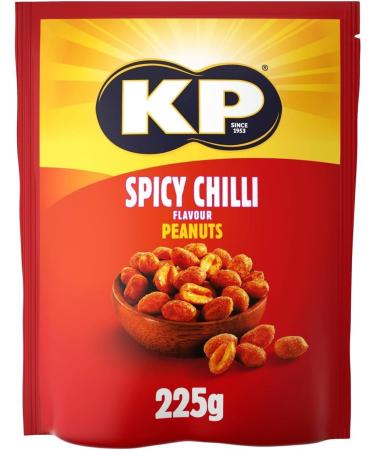 KP Nuts Share Bag of Spicy Chilli Flavoured Peanuts 225g - Buy Online on GoSupps.com