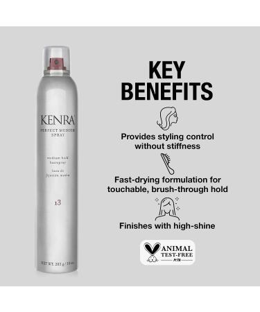 Kenra Perfect Medium Spray 13 Hairspray 10oz - Styling Control for All Hair Types - 55% VOC - Buy Online on GoSupps.com