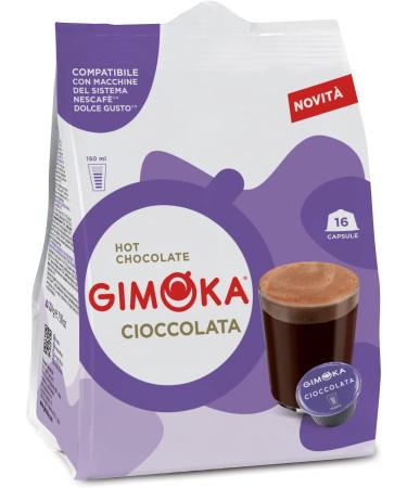 Gimoka - Compatible For Nescaf - Dolce Gusto - 96 Capsules - ASSORTED SOLUBLE Flavor - Made In Italy - 6 Packs Of 16 Capsules - Buy Online on GoSupps.com
