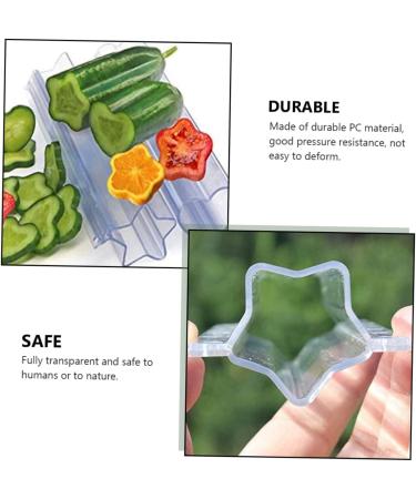 6 pcs Tool Grow Star Vegetable Molds Shape Vegetables Supplies Cake Modeling Moulds Garden Plastic As Shownx3pcs 20x4cmx3pcs - Buy Online on GoSupps.com
