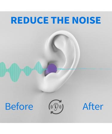 60 Pairs Soft Foam Earplugs 32dB Noise Canceling for Sleeping Shooting & Snoring Reusable Colorful Earplugs for Ultimate Sound Reduction - Buy Online on GoSupps.com