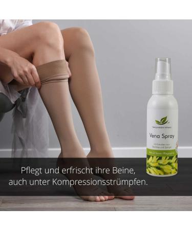 Naturprodukte Schwarz Vena Leg & Vein Spray - Sweet Clover Asparagus & Birch | 100ml - Boost Circulation & Relieve Legs - Buy Online on GoSupps.com
