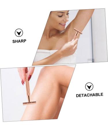 Minkissy Facial Razor for Women | Double-Sided Manual Shaving Blade for Facial & Body Hair Removal - Buy Online on GoSupps.com