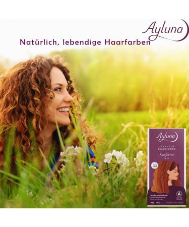 Ayluna Plant Hair Color 20 Honey Blonde - Vegan Ammonia-Free 100% Gray Coverage with Henna & Botanicals | 100g Pack - Buy Online on GoSupps.com